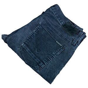 Hudson Byron Five Pocket Straight Blue Corduroy‎ Stretch Pants Mens 32 (33x33)